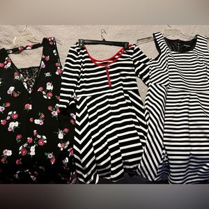 Lot/bundle (3) of Express dresses L